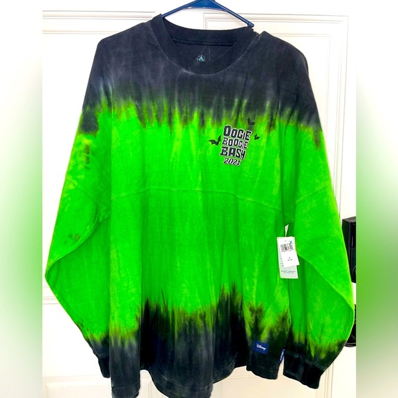 Disney’s Oogie Boogie Bash 2024 Spirit Jersey Men’s Women’s Medium Green/Black - Picture 1 of 9